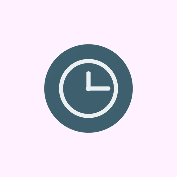 Icono del reloj, símbolo del reloj, vector del reloj, eps reloj, imagen del reloj, logotipo del reloj, reloj plano, diseño de arte reloj, anillo azul reloj — Archivo Imágenes Vectoriales