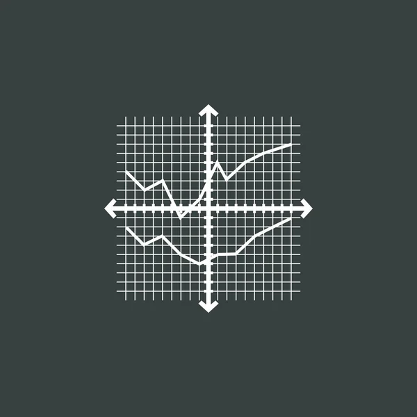 Ikona gridového grafu, symbol gridového grafu, vektor gridového grafu, EPS, mřížkový graf, obrázek mřížky, logo gridového grafu, gridový graf plochý, návrhový graf, mřížka grafu, tmavý graf — Stockový vektor