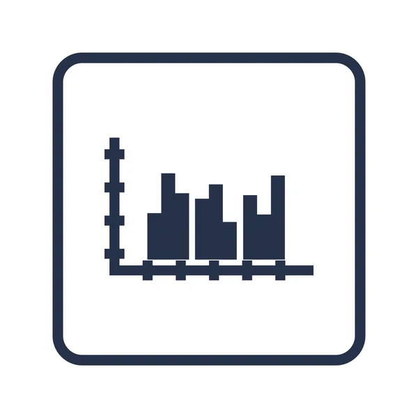 Groupe stats icône, groupe stats symbole, groupe stats vecteur, groupe stats eps, groupe stats image, groupe stats logo, groupe stats plat, groupe stats art design, groupe stats bleu rond — Image vectorielle