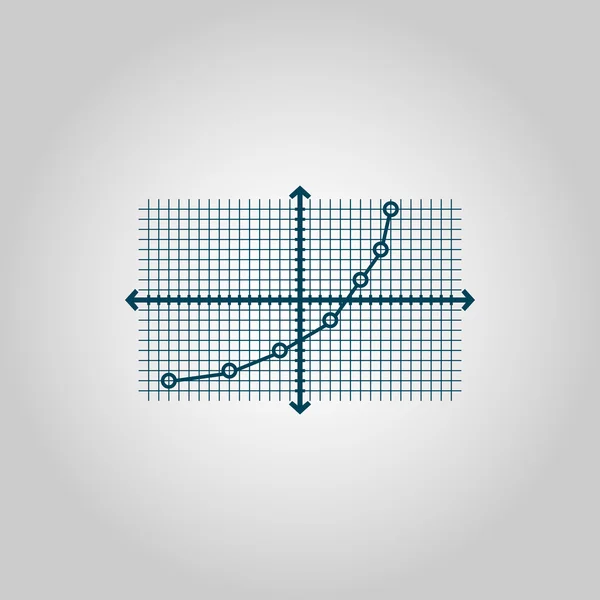 Grid chart line icon, grid chart line symbol, grid chart line vector, grid chart line eps, grid chart line image, grid chart line logo, grid chart line flat, grid chart line art design — Wektor stockowy