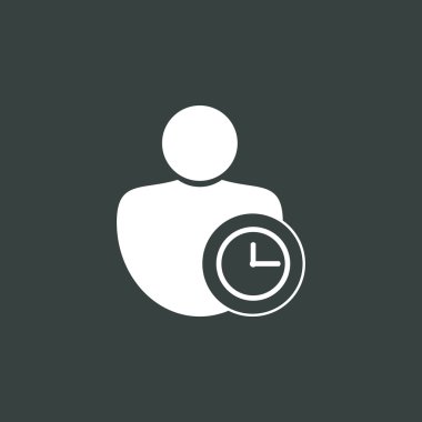 user time icon, user time symbol, user time vector, user time eps, user time image, user time logo, user time flat, user time art design, user time dark