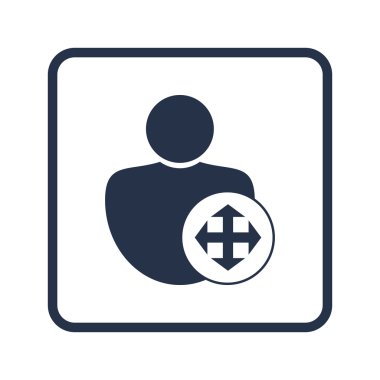 user arrows icon, user arrows symbol, user arrows vector, user arrows eps, user arrows image, user arrows logo, user arrows flat, user arrows art design, user arrows blue round