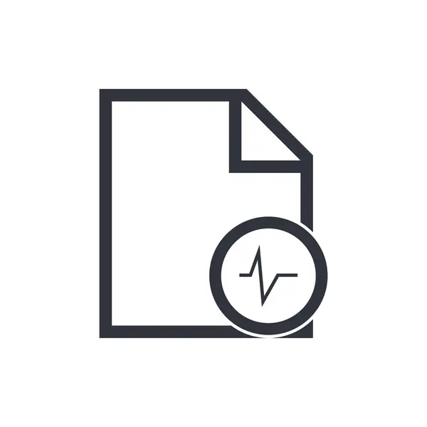 File Pulse Icon, File Pulse Eps10, File Pulse vector, File Pulse EPS, File Pulse app, File Pulse jpg, File Pulse Web, File Pulse Flat, File Pulse Art, File Pulse ai, File Pulse Icon Path —  Vetores de Stock