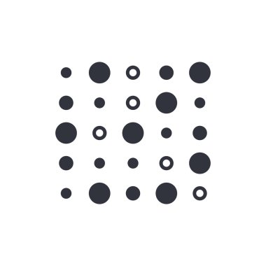 Makine Öğrenimi Veri Yapısı Simgesi çizimi. Üstün Kaliteli Web Simgesi.