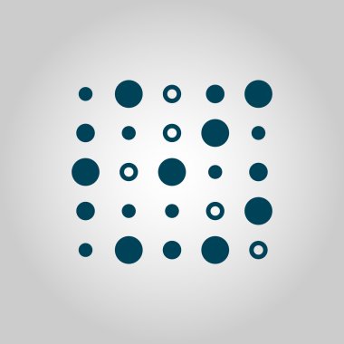 Makine Öğrenimi Veri Yapısı Simgesi çizimi. Üstün Kaliteli Web Simgesi.