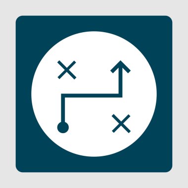 Makine Öğrenimi Karar Verme Simgesi İllüstrasyon. Üstün Kaliteli Web Simgesi.