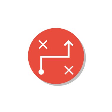 Makine Öğrenimi Karar Verme Simgesi İllüstrasyon. Üstün Kaliteli Web Simgesi.