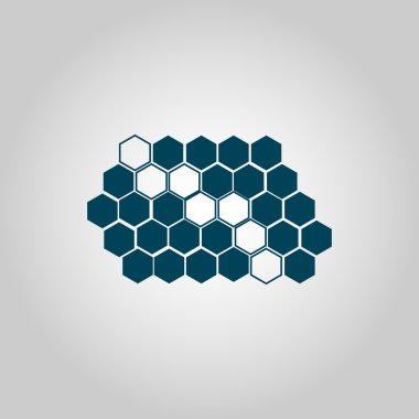 Makine Öğrenimi Veri Desen Sistemi Simgesi İllüstrasyon. Üstün Kaliteli Web Simgesi.