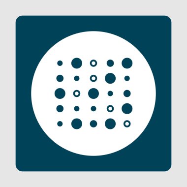 Makine Öğrenimi Veri Yapısı Simgesi çizimi. Üstün Kaliteli Web Simgesi.