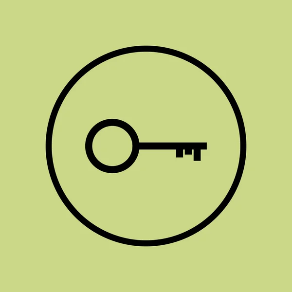 Illustratie van sleutel pictogram. Webpictogram van Premium kwaliteit. — Stockvector