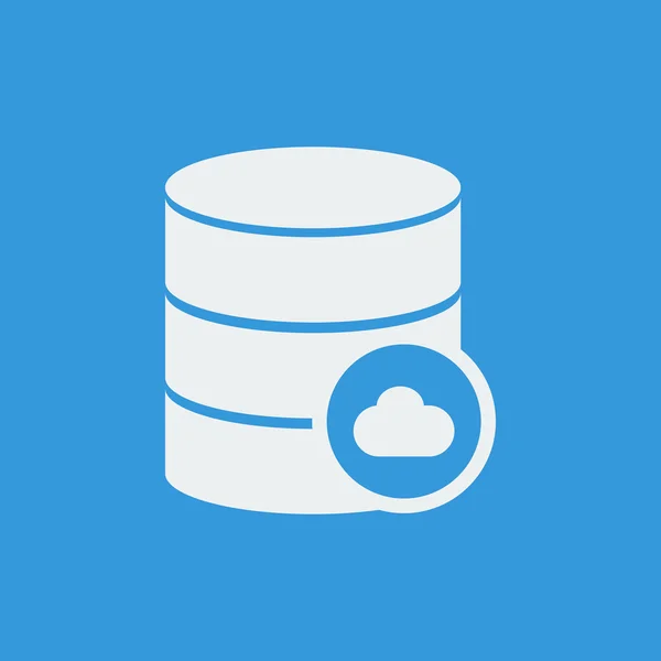 Datenbank Cloud Icon, Datenbank Cloud eps10, Datenbank Cloud Vektor, Datenbank Cloud eps, Datenbank Cloud App, Datenbank Cloud jpg, Datenbank Cloud Web, Datenbank Cloud Flat, Datenbank Cloud Art — Stockvektor