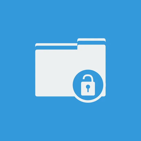 Cartella Lock Open Icon, Cartella Lock Open Eps10, Cartella Lock Open Vector, Cartella Lock Open Eps, Cartella Lock Open App, Cartella Lock Open Jpg, Cartella Lock Open Web, Cartella Lock Open Flat — Vettoriale Stock