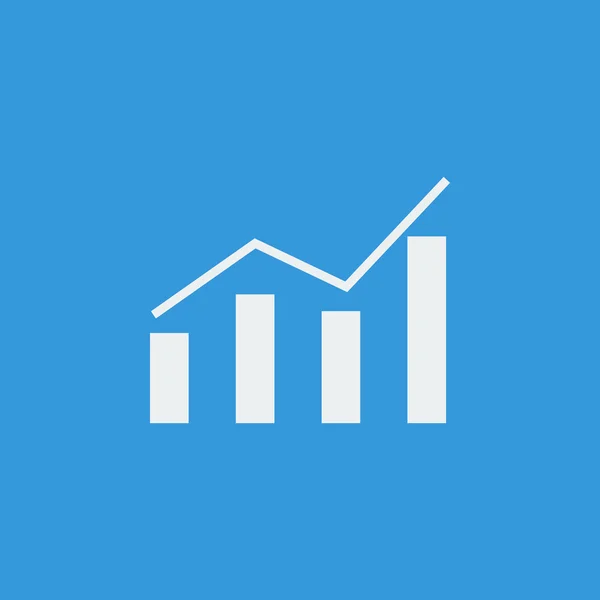 Ilustração vetorial da área de estatística e 4 Gráficos de barras Ícone. Ícone Web de qualidade premium . —  Vetores de Stock