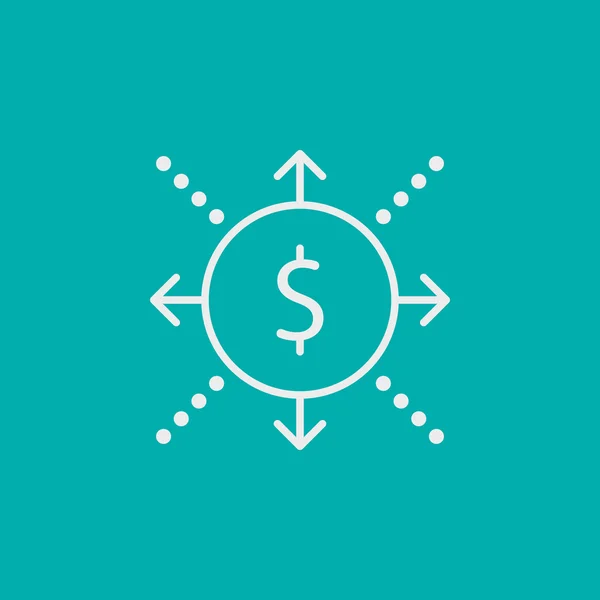 Иконки управления проектами о движении денежных средств, бизнесе и успехе. Simple Isolated Thin Line Web Icon. Может использоваться для логотипа и инфографики. Векторная терапия, Эпс10 . — стоковый вектор