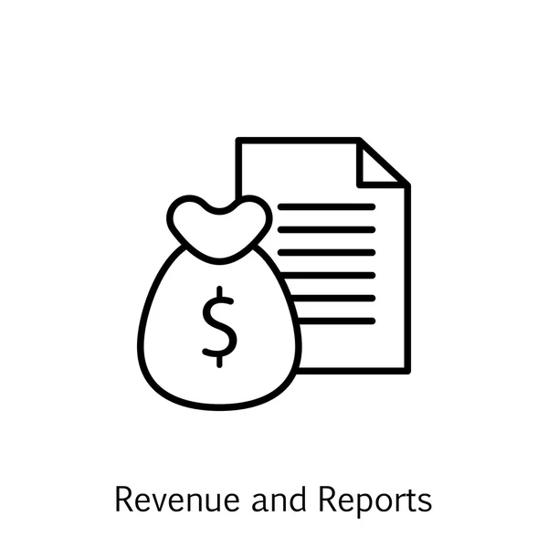 Vectorillustratie voor Project Management Icon op geld, inkomsten en verslagen In Trendy vlakke stijl. Geïsoleerde pictogram van Project Management voor het Web, mobiele en Infographics Design, Eps10. — Stockvector