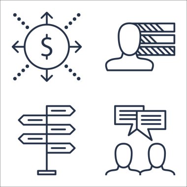 Nakit Akışı, Karar Verme, Kişilik ve Daha Fazlası Üzerine Proje Yönetimi Simgeleri Ayarlayın. Üstün Kaliteli Eps10 Vektör İllüstrasyon Mobil, Uygulama, Ui Tasarım için.