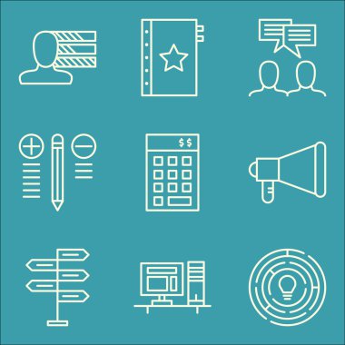 Proje Yönetimi Simgeleri En İyi Çözüm, Kalite Yönetimi, Karar Verme ve Daha Fazla Üzerinde. Mobil, Uygulama ve UI Tasarımı için Premium Kaliteli EPS10 Vektör İllüstrasyonu.