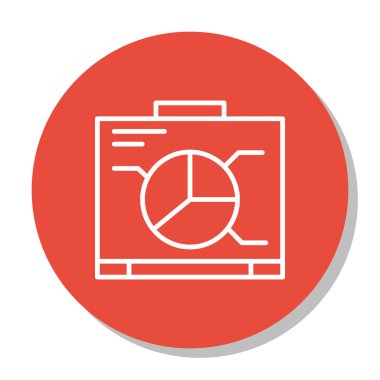 Proje Yönetimi simgesini grafik, grafik ve sunum Trendy düz stil vektör Illustration. Proje Yönetimi izole simgesi Web, mobil ve Infographics tasarım, Eps10.