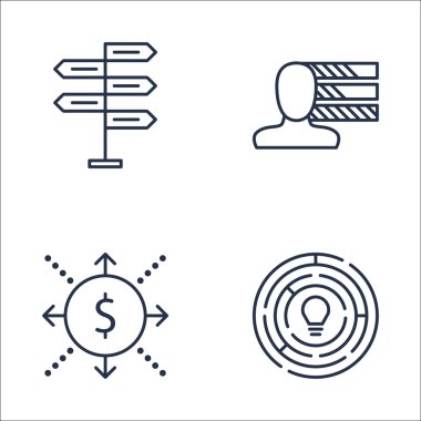 Nakit Akışı, Yaratıcılık, Karar Verme Ve Daha Fazlası Üzerine Proje Yönetimi Simgeleri Ayarlayın. Üstün Kaliteli Eps10 Vektör İllüstrasyon Mobil, Uygulama, Ui Tasarım için.