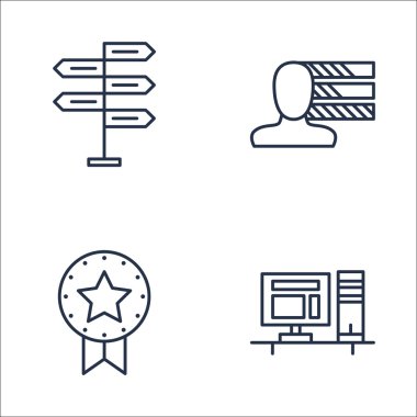 Karar Verme, Çalışma Alanı, Kişilik ve Daha Fazlası Üzerine Proje Yönetimi Simgeleri Ayarlayın. Üstün Kaliteli Eps10 Vektör İllüstrasyon Mobil, Uygulama, Ui Tasarım için.