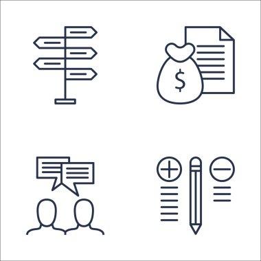 Para Geliri, En İyi Çözüm, Karar Verme Ve Daha Fazlası Üzerine Proje Yönetimi Simgeleri Ayarlayın. Üstün Kaliteli Eps10 Vektör İllüstrasyon Mobil, Uygulama, Ui Tasarım için.