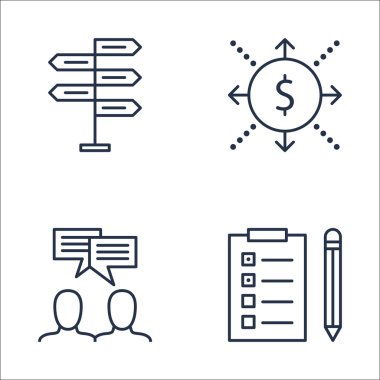 Nakit Akışı, Görev Listesi, Takım Toplantısı ve Daha Fazlası Üzerine Proje Yönetimi Simgeleri Ayarlayın. Üstün Kaliteli Eps10 Vektör İllüstrasyon Mobil, Uygulama, Ui Tasarım için.