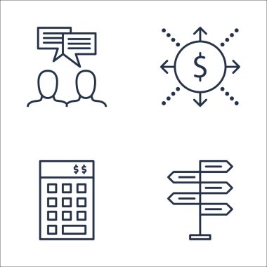 Karar Verme, Takım Toplantısı, Nakit Akışı Ve Daha Fazlası Üzerine Proje Yönetimi Simgeleri Seti. Üstün Kaliteli Eps10 Vektör İllüstrasyon Mobil, Uygulama, Ui Tasarım için.