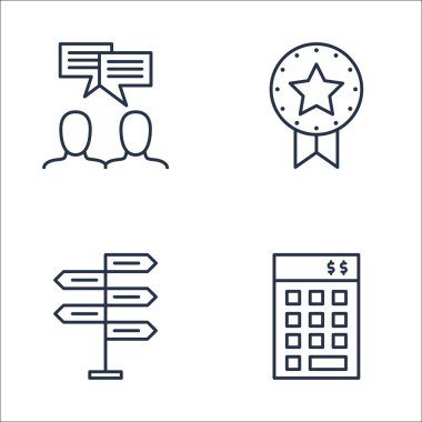 Ödül, Yatırım, Takım Toplantısı ve Daha Fazlası Üzerine Proje Yönetimi Simgeleri Seti. Üstün Kaliteli Eps10 Vektör İllüstrasyon Mobil, Uygulama, Ui Tasarım için.