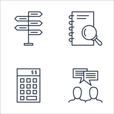 Araştırma, Karar Verme, Takım Toplantısı ve Daha Fazlası Üzerine Proje Yönetimi Simgeleri Seti. Üstün Kaliteli Eps10 Vektör İllüstrasyon Mobil, Uygulama, Ui Tasarım için.