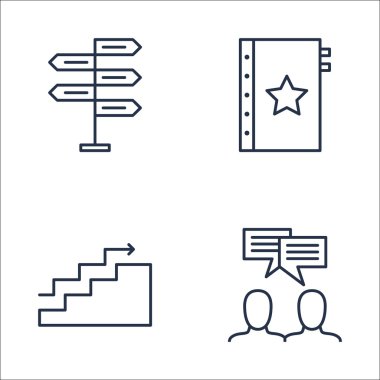 Takım Toplantısı, Karar Verme, Kalite Yönetimi Ve Daha Fazlası Üzerine Proje Yönetimi Simgeleri Seti. Üstün Kaliteli Eps10 Vektör İllüstrasyon Mobil, Uygulama, Ui Tasarım için.