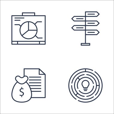 Grafik, Karar Verme, Yaratıcılık ve Daha Fazlası Proje Yönetimi Simgeleri Ayarlayın. Üstün Kaliteli Eps10 Vektör İllüstrasyon Mobil, Uygulama, Ui Tasarım için.