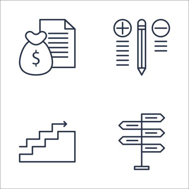 Karar Verme, En İyi Çözüm, Grafikler ve Daha Fazlası Üzerine Proje Yönetimi Simgeleri Ayarlayın. Üstün Kaliteli Eps10 Vektör İllüstrasyon Mobil, Uygulama, Ui Tasarım için.