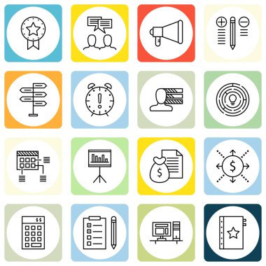 Ödül, yaratıcılık ve daha fazla yatırım proje yönetimi simgeler kümesi. Premium Kalite Eps10 vektör çizim hareket eden, App, kullanıcı arabirimi tasarımı için.