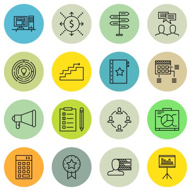 Takım Toplantısı, Ödül, Nakit Akışı Ve Daha Fazlası Proje Yönetimi Simgeleri Ayarlayın. Üstün Kaliteli Eps10 Vektör İllüstrasyon Mobil, Uygulama, Ui Tasarım için.