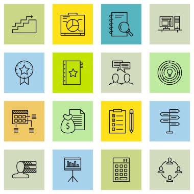 Kişilik, Yaratıcılık, Kalite Yönetimi Ve Daha Fazlası Üzerine Proje Yönetimi Simgeleri Ayarlayın. Üstün Kaliteli Eps10 Vektör İllüstrasyon Mobil, Uygulama, Ui Tasarım için.