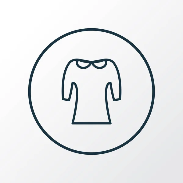 Peter pan collar icon line symbol. Premium quality isolated clothing element in trendy style. — Stock Photo, Image