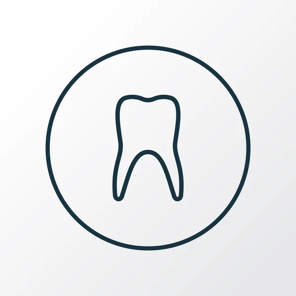 Símbolo de linha de ícone de dente. Elemento garra isolado de qualidade premium em estilo moderno. — Fotografia de Stock