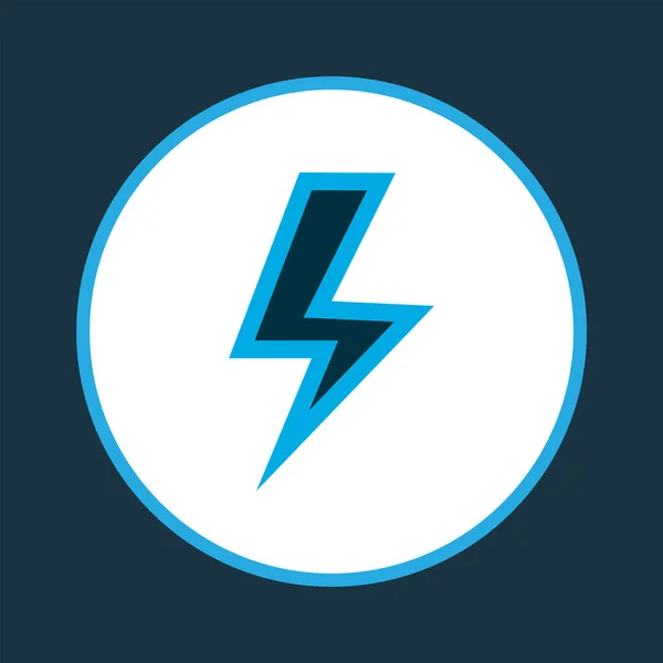 Lightning pictogram gekleurd symbool. Premium kwaliteit geïsoleerd flash element in trendy stijl. — Stockvector