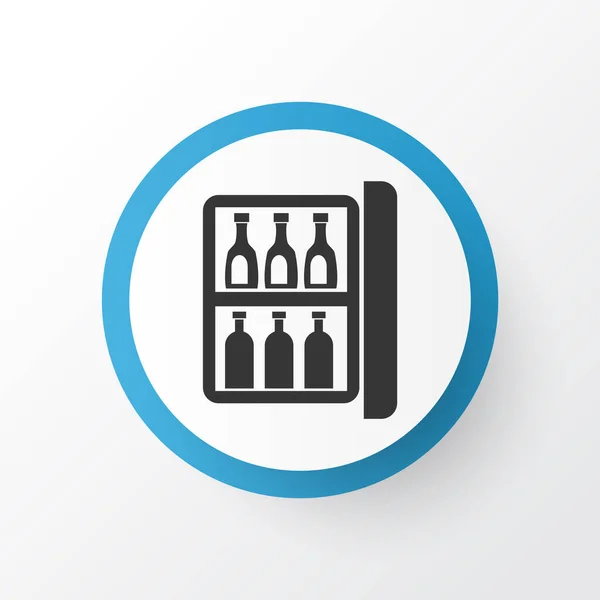 Minibar ikon symbol. Premium kvalitet isolerad mini kylskåp element i trendig stil. — Stockfoto