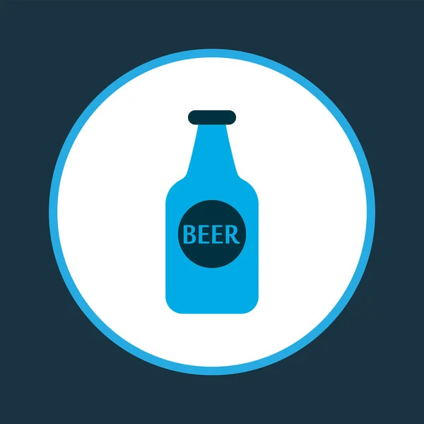 Öl flaska ikon färgad symbol. Premium kvalitet isolerad rom element i trendig stil. — Stock vektor