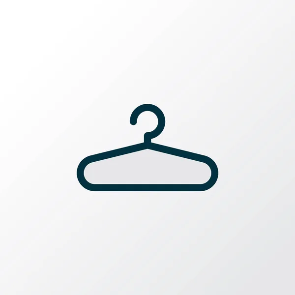 Hanger icon colored line symbol. Premium quality isolated wardrobe element in trendy style. — Stock Photo, Image