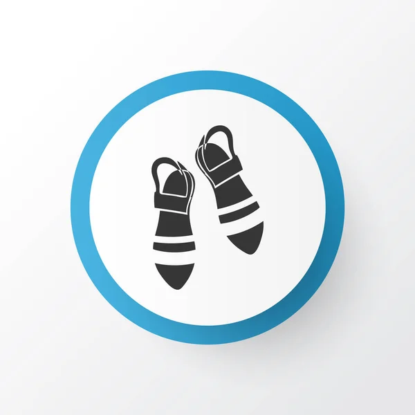 Símbolo de ícone de sandálias. Elemento de chinelo isolado de qualidade premium em estilo moderno. — Vetor de Stock