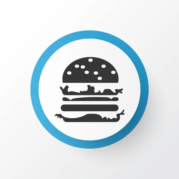 Doble hamburguesa icono símbolo. Elemento de hamburguesa aislada de primera calidad en estilo moderno. — Vector de stock