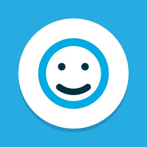 Icône Emoji symbole de couleur. Élément de sourire isolé de qualité supérieure dans un style tendance. — Image vectorielle