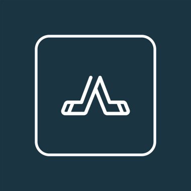 Hokey sembolü. Moda tarzında birinci kalite izole puck ögesi.