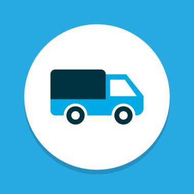 Bogie simgesi renkli sembol. Moda tarzında birinci kalite karavan ögesi.