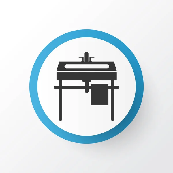 Wash Stand Symbol Symbol. Hochwertige isolierte Spüle im trendigen Stil. — Stockfoto