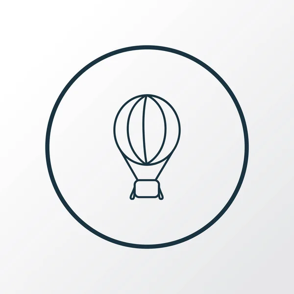 Air balloon icon line symbol. Premium quality isolated airship element in trendy style.