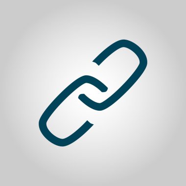 gri arka plan üzerinde bağlantı simgesi