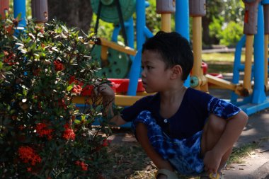 Küçük bir çocuğun portresi, çocuk.